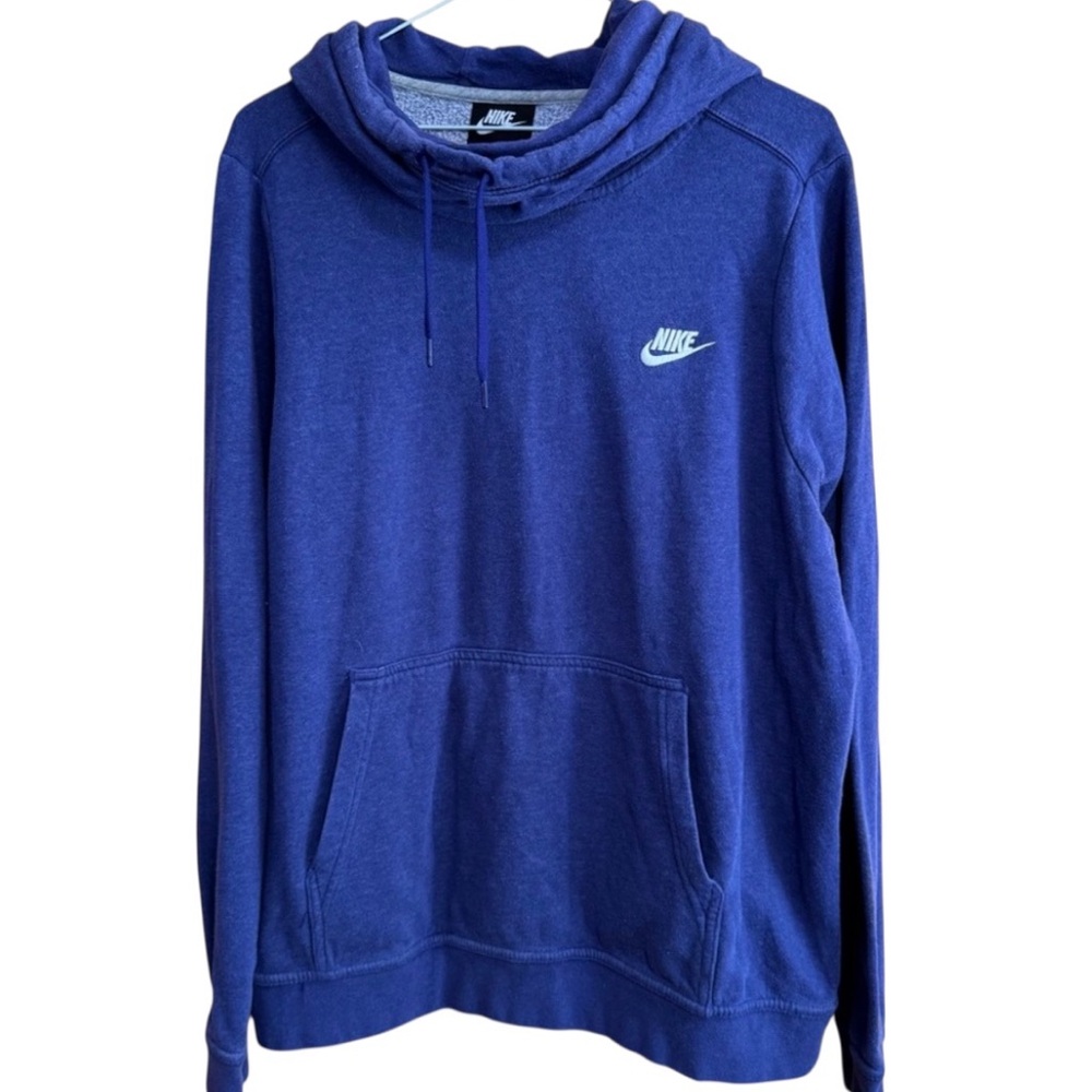 Nike Women’s Funnel Neck Hoodie Purple XL Pullover Sweatshirt